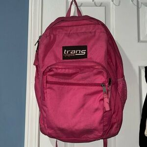 trans by Jansport pink backpack
